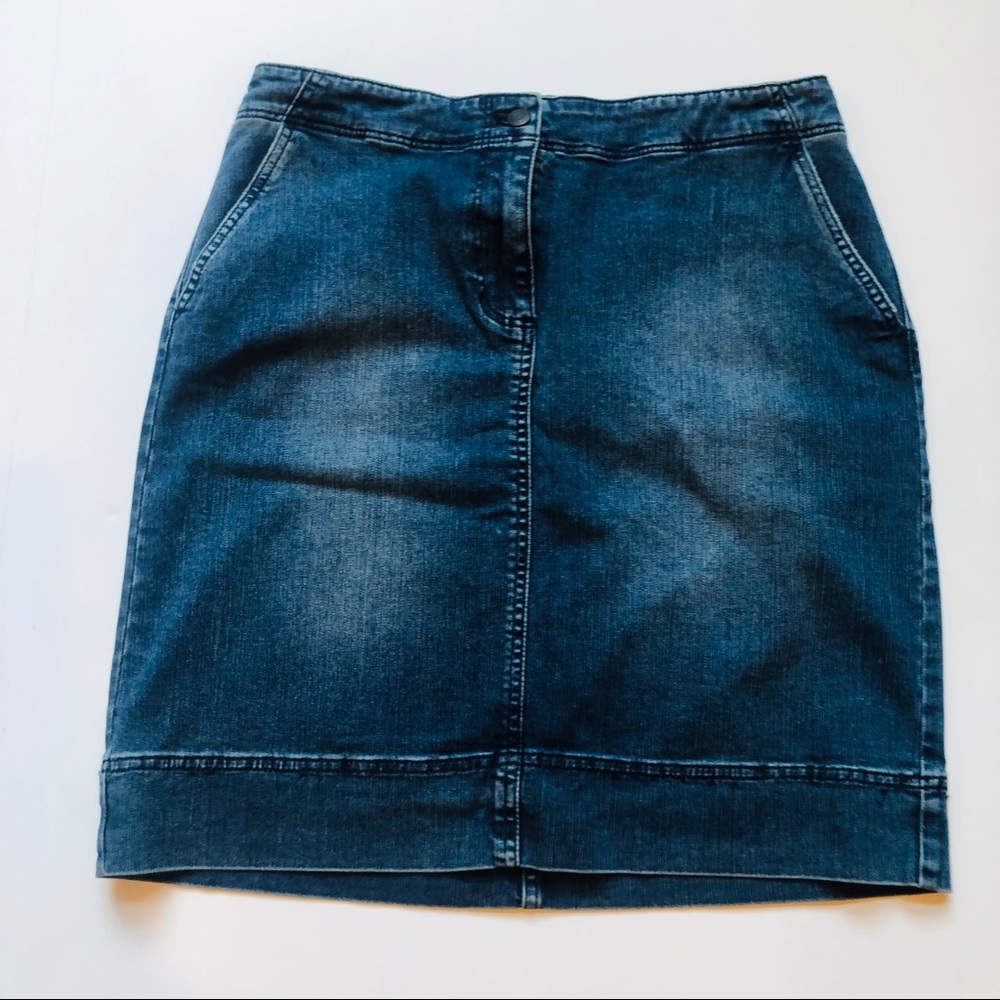 Denim jeans skirt